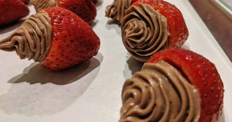 Chocolate Cheesecake Strawberries